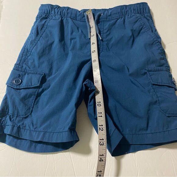 Gap kids Boy's Tech Cargo Short navy blue cotton nylon blend stretch 6-7 - Picture 5 of 7